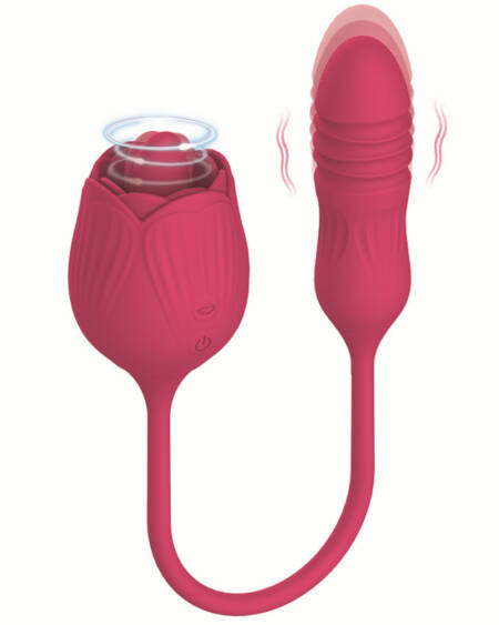 Stretchable double-ended vibrator erotic fun toys